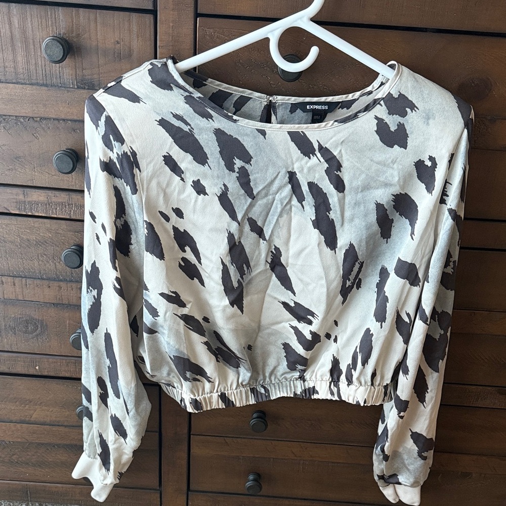 Express Women's Cropped Blouse